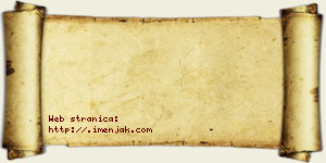 Anđela Vlahović vizit kartica